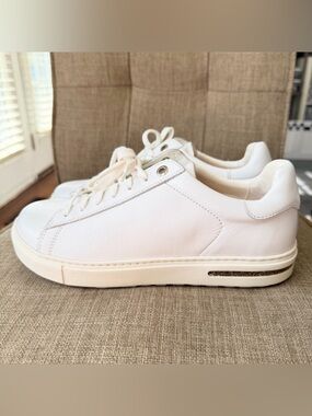 Birkenstock Bend Low White Leather Sneakers Women’s Size 39